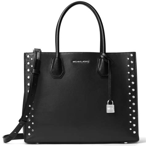 michael michael kors mercer pocket leather tote|mercer leather convertible tote.